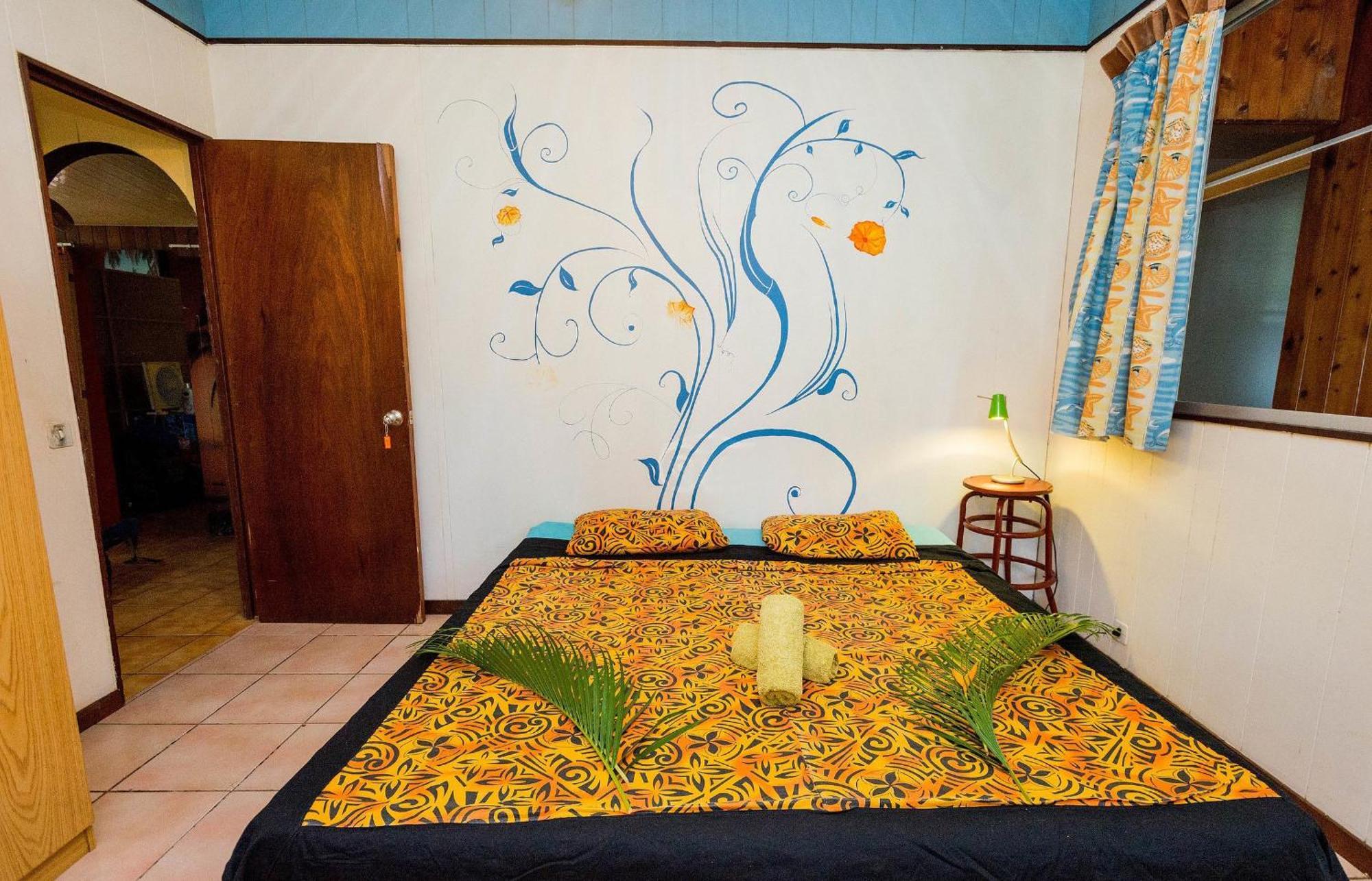 Pension Te Miti - Plage-Beach 200M - Mahana Parc & Vaiava Beach Pk18 - B&B Chambres Ou Dortoir Punaauia  Dış mekan fotoğraf