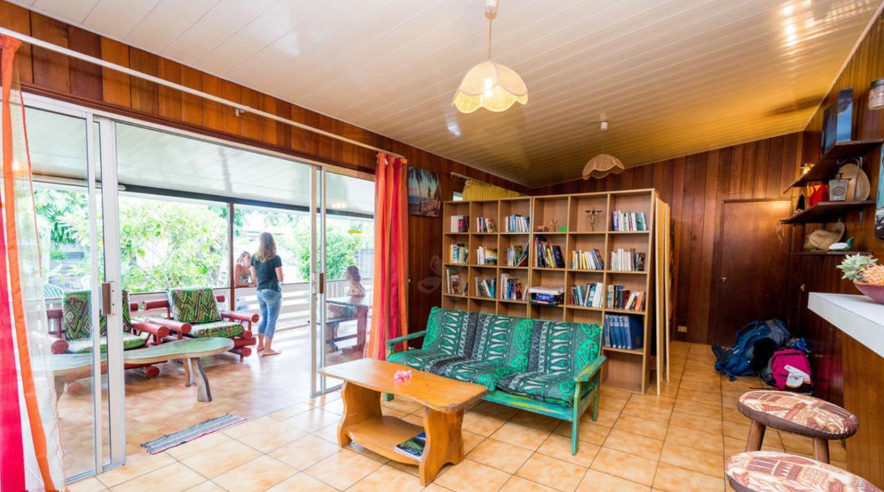 Pension Te Miti - Plage-Beach 200M - Mahana Parc & Vaiava Beach Pk18 - B&B Chambres Ou Dortoir Punaauia  Dış mekan fotoğraf