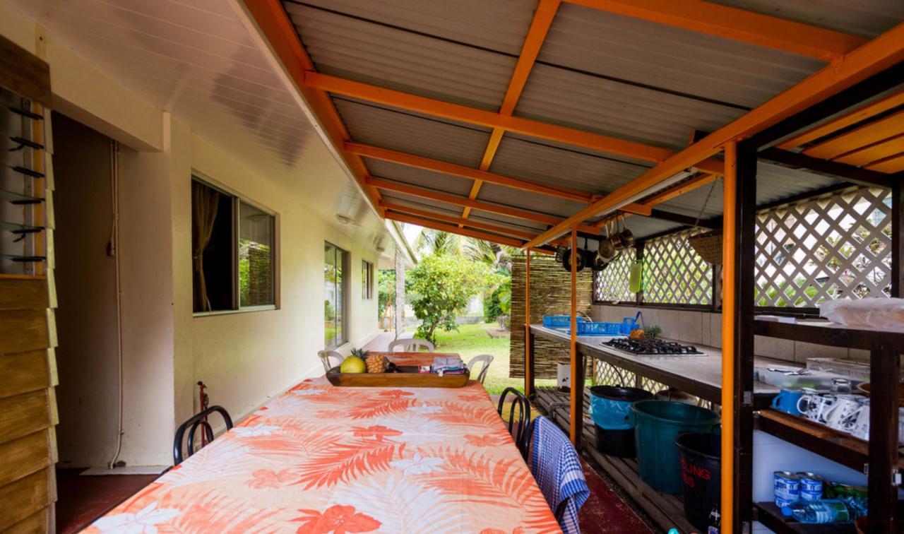 Pension Te Miti - Plage-Beach 200M - Mahana Parc & Vaiava Beach Pk18 - B&B Chambres Ou Dortoir Punaauia  Dış mekan fotoğraf